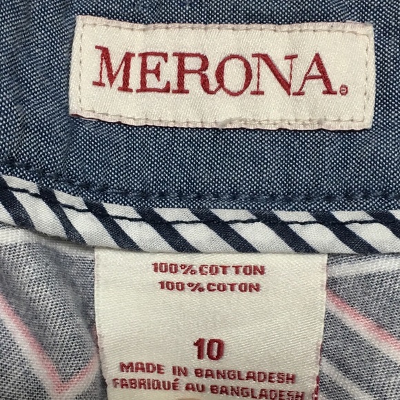 Merona Triangle Print Chino Shorts - Picture 4 of 5